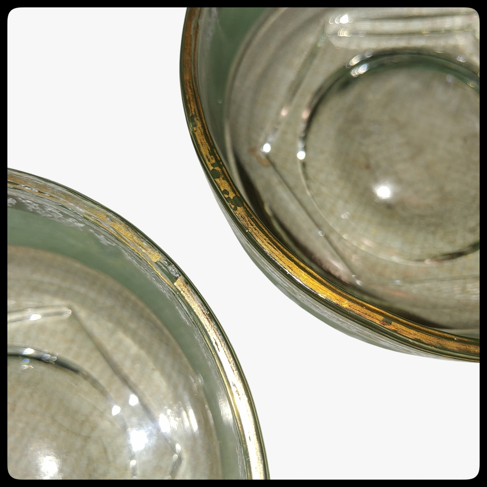 Two Vintage Jeannette Glass Hellenic Salad/Dessert Bowls - Picture 5 of 6